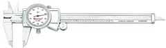 #3202-6 -  0 - 6" Stainless Steel Dial Caliper with .001" Graduation - All Tool & Supply