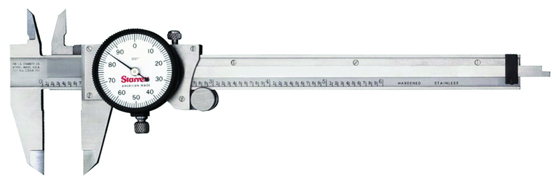 #120A-6 - 0 - 6'' Measuring Range (.001 Grad.) - Dial Caliper with Letter of Certification - All Tool & Supply