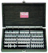 81 Piece - Grade 2+4 - Carbide - Rectangular Gage Block Set in Case - All Tool & Supply