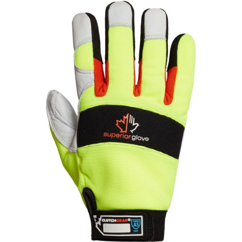 Dexterous, high visibility mechanic gloves with 360° cut protection