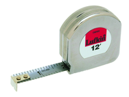 #C9212X - 1/2" x 12' - Chrome Clad Mezurall Measuring Tape - All Tool & Supply