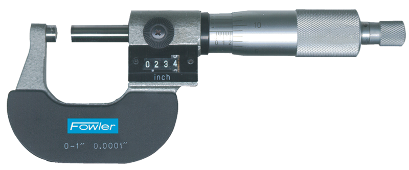 2 - 3'' Measuring Range - .0001" Graduation - Ratchet Thimble - Carbide Face - Digital Outside Micrometer - All Tool & Supply