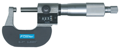 1 - 2'' Measuring Range - .0001" Graduation - Ratchet Thimble - Carbide Face - Digital Outside Micrometer - All Tool & Supply