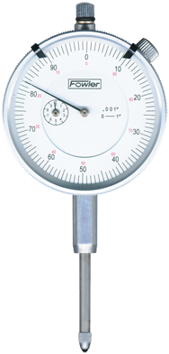 Kit Contains: Fowler 0-1" Travel Standard White Dial Indicator Without Certification-With Procheck Fine Adjustment Mag Base - Travel Indicator & Magnetic Base - All Tool & Supply