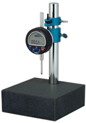 Kit Contains: Granite Base with .0005/.01mm Electronic Indicator - Granite Stand with Indi-X Blue Electronic Indicator - All Tool & Supply