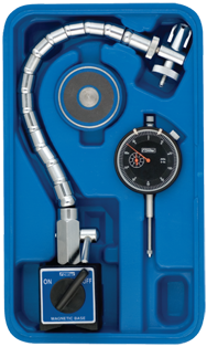 Kit Contains: AGD Indicator; Flex Arm Mag Base; Magnetic Indicator Back In Case - Chrome Flex Mag Set - All Tool & Supply