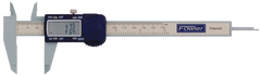 0 - 6" / 0 - 150mm Measuring Range (.0005" / .01mm; fractions in 1/64 increments Res.) - Poly-Cal Electronic Caliper - All Tool & Supply