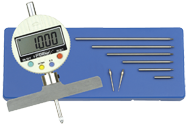 0 - 22" Measuring Range (.0005" / .01mm Res.) - Electronic Depth Gage - All Tool & Supply