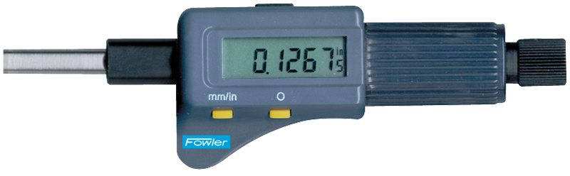 0 - 1"/0 - 25mm Measuring Range - .00005"/.001mm Res. - Friction Thimble - Electronic Micrometer Head - All Tool & Supply