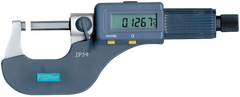 0 - 3" / 0 - 75mm Measuring Range - .00005/.001mm Resolution - Friction Thimble - Carbide Face - Electronic Coolant Outside Micrometer Set with SPC - All Tool & Supply