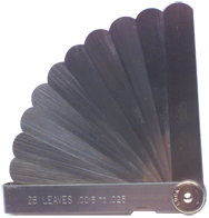 #5015 - 15 Leaf - .0015 to .200" Range - Thickness Gage - All Tool & Supply