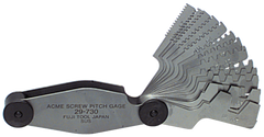 #615-6326 - 16 Leaves - Inch Pitch - Acme Screw Thread Gage - All Tool & Supply