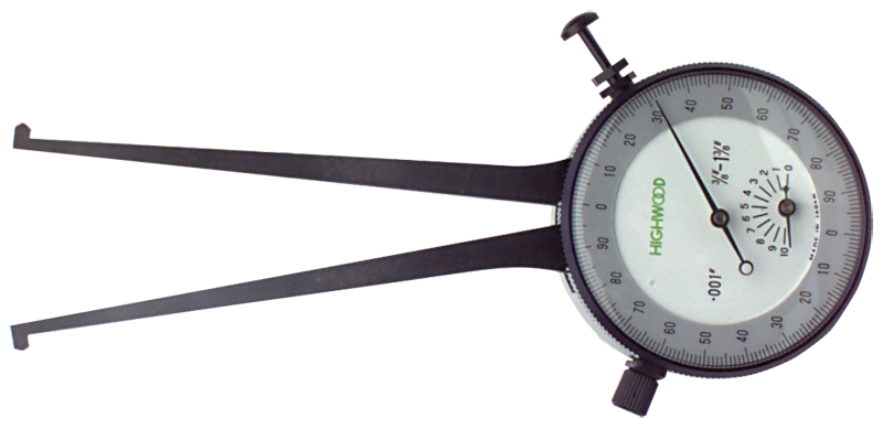 #IC37 - .375 - 1.375'' Range - .001'' Graduation - Dial Face Internal Caliper Gage - All Tool & Supply