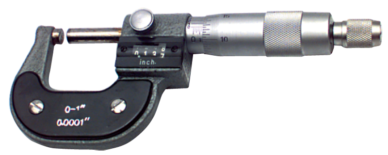 3 - 4'' Measuring Range - .0001 Graduation - Ratchet Thimble - Carbide Face - Digital Outsite Micrometer - All Tool & Supply