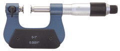 0 - 1'' Measuring Range - .0001 Graduation - Friction Thimble - High Speed Steel Face - Interchangeable Anvil Micrometer - All Tool & Supply