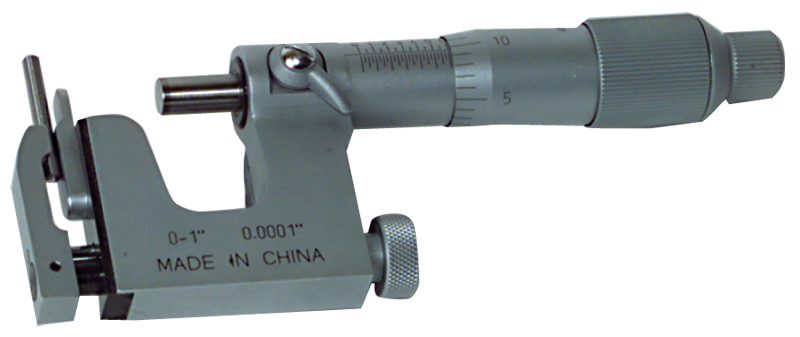 1 - 2'' Measuring Range - .0001 Graduation - Friction Thimble - Carbide Face - Mutli-Anvil Micrometer - All Tool & Supply