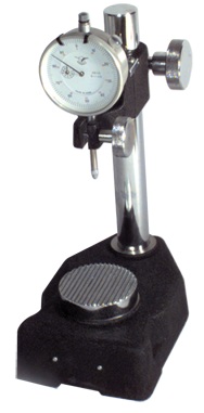 Kit Contains:  Steel Check Stand Indicator Holder with Serrated Anvil & 1" Travel Indicator; .001" Graduation; 0-100 Reading - Steel Check Stand Indicator Holder with Indicator - All Tool & Supply