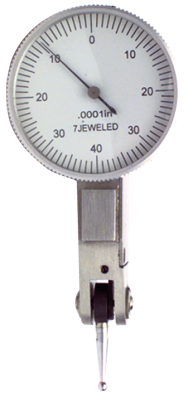 .008 Range - .0001 Graduation - Horizontal Dial Test Indicator - All Tool & Supply