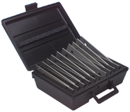 #Z9980B - 10 Piece Set - 1/8'' Thickness - 1/8'' Increments - 1/2 to 1-5/8'' - Parallel Set - All Tool & Supply