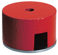 1-1/2'' Diameter Round; 18.5 lbs Holding Capacity - Button Type Alnico Magnet - All Tool & Supply