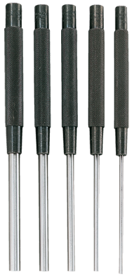 #SPC76 - 1/8 - 3/8" Diameter - 5 Piece Extra Long Drive Pin Punch Set - All Tool & Supply