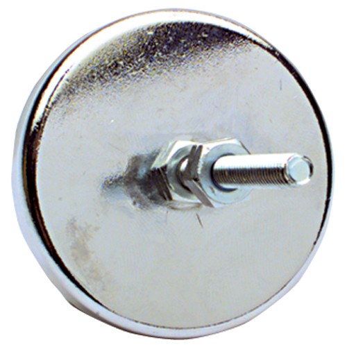 Low Profile Cup Magnet w/Bolts - 2 1/4″ Diameter Round; 5 lbs Holding Capacity - All Tool & Supply