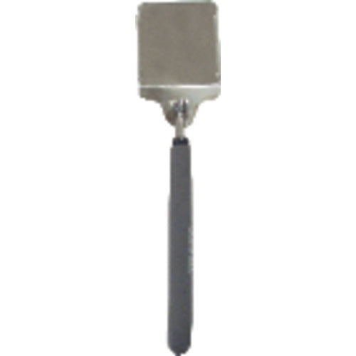 ‎3 1/2″ × 2″ Size - Rectangular-36 1/2″ Extended Length - Telescoping Pocket Mirror w/Magnifier - All Tool & Supply