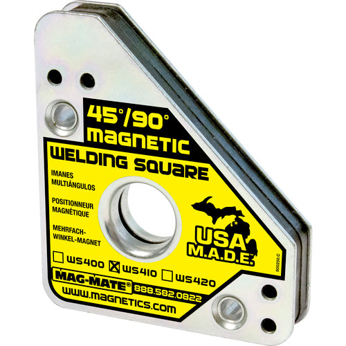 Magnetic Welding Square - Adjustable - 6 1/8″ × 5/8″ × 3 3/8″-110 lbs Holding Capacity - All Tool & Supply