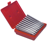 #TPS9 - 9 Piece Set - 1/4'' Thickness - 1/8'' Increments - 3/4 to 1-3/4'' - Parallel Set - All Tool & Supply