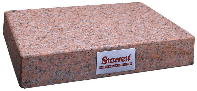 24 x 24" - Grade B 0-Ledge 4'' Thick - Granite Surface Plate - All Tool & Supply