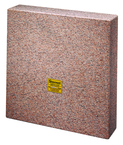 14 x 14 x 3" - Master Pink Five-Face Granite Master Square - A Grade - All Tool & Supply