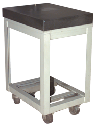 24 x 36" - Surface Plate Stand 0-Ledge with Casters - All Tool & Supply