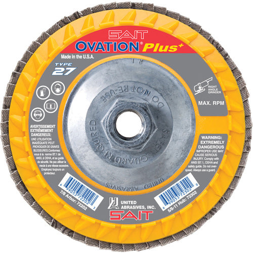 ‎OVATION+ 5X5/8-11 Z 80G - Exact Industrial Supply