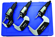 IP54 Electronic Micrometer - 0-3" /76.2mm Range - .00005"/.001mm Resolution - Output S4 Connector - All Tool & Supply