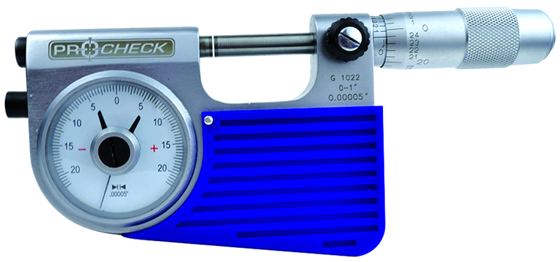 Indicating Micrometer - 0-1" Range - .00005" Graduation - All Tool & Supply