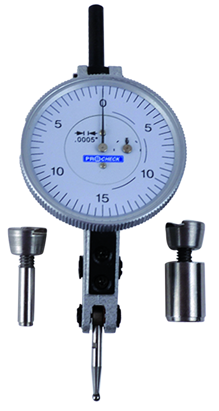 0.06/0.0005" - Long Range - Test Indicator - 3 Point 1-1/2" Dial - All Tool & Supply