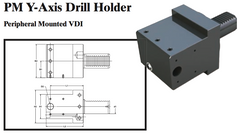 PM Y-Axis Drill Holder (Peripheral Mounted VDI) - Part #: PM59.3012D - All Tool & Supply