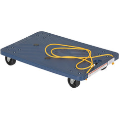 Plastic Dolly W/Pull Rope 24 × 16″ 220lb - Exact Industrial Supply