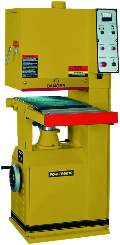 Model 1632 Open End Belt Sander, 5HP, 1Ph, 230V (1/4HP, 1Ph Feed Motor) - All Tool & Supply