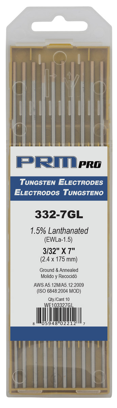 18-7GL 7" Electrode 1.5% Lanthanated - All Tool & Supply