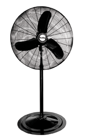 30" Pedestal Fan; 3-speed; 1/3 HP; 120V - All Tool & Supply