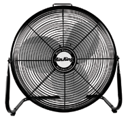 12 " Industrial Grade Floor Fans 3-speed; 1/25 HP; 120V - All Tool & Supply