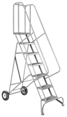 Model 6500; 5 Steps; 30 x 46'' Base Size - Roll-N-Fold Ladder - All Tool & Supply