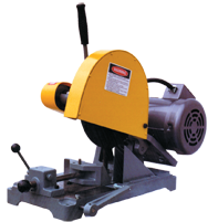 Abrasive Cut-Off Saw-Floor Swivel Vise - #K10S-1; Takes 10" x 5/8 Hole Wheel (Not Included); 3HP; 1PH Motor - All Tool & Supply