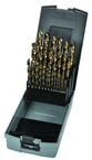 29 Pc. 1/16" - 1/2" by 64ths Cobalt Bronze Oxide Jobber Drill Set - All Tool & Supply