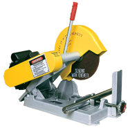 Abrasive Cut-Off Saw - #100020110; Takes 10" x 5/8 Hole Wheel (Not Included); 3HP; 1PH; 110V Motor - All Tool & Supply