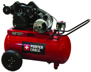 20 Gal. Single Stage Air Compressor, Horizontal, medium Duty Cast Iron - All Tool & Supply