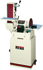 #JSG-6CS Closed Stand Combination Belt/Disc Sander; 6" x 48" Belt; 12" Disc; 1.5HP 115/230V 1PH Prewired 115V Motor; 277 lbs. - All Tool & Supply