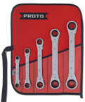 Proto® 5 Piece Metric Reversible Ratcheting Box Wrench Set - 12 Point - All Tool & Supply