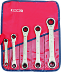 Proto® 5 Piece Ratcheting Box Wrench Set - 6 and 12 Point - All Tool & Supply